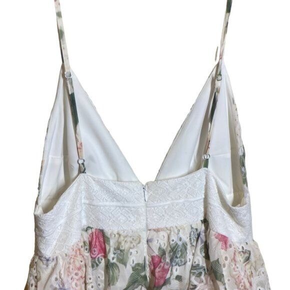 NWT Gianni Bini Midori Floral Print Chiffon Dress, size 12 - Picture 11 of 15